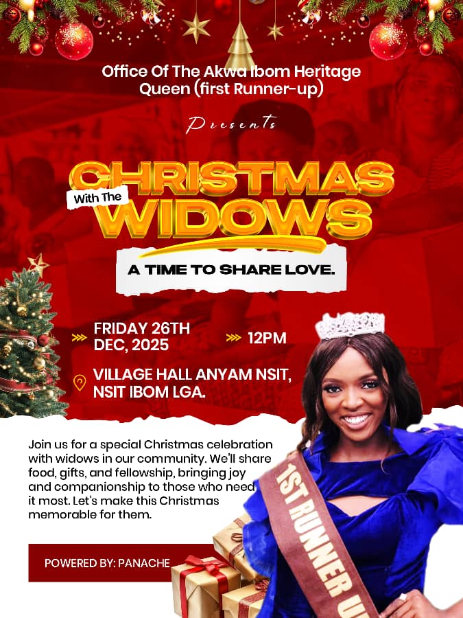 The First Runner-Up of Akwa Ibom Heritage Queen Redefines Pageantry Through Compassion and Service